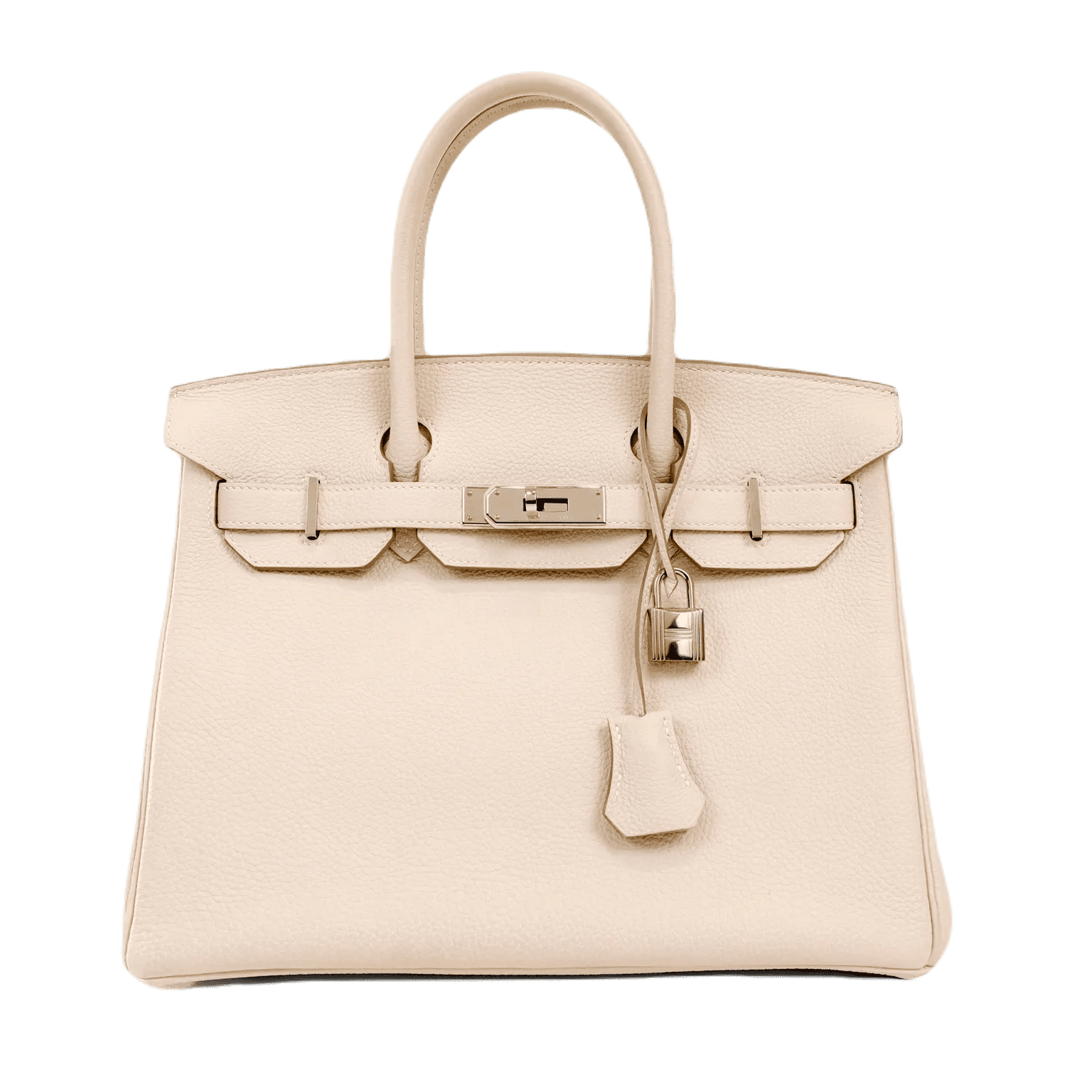 HERMÈS 30CM CHALK TOGO BIRKIN WITH PALLADIUM